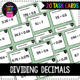 Dividing Decimals Task Cards + Google Slides™ version