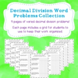 Dividing Decimals Word Problems Worksheet Collection (With