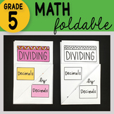 Math Doodle - Dividing Decimals by Decimals ~ Foldable Notes ~