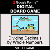 Dividing Decimals by Whole Numbers - Digital Board Game | 