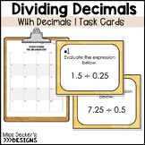 Dividing Decimals with Decimals Task Cards