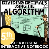 Dividing Decimals by Whole Numbers with the Algorithm Inte
