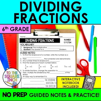 Preview of Dividing Fractions