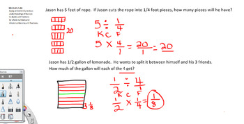 Dividing Fractions 5th Grade Common Core Math - Video by Rebecca Sims