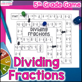 Dividing Fractions Game - 5th and 6th Grade Math - Fractio
