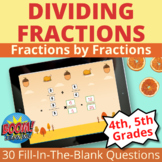 Dividing Fractions Boom Cards
