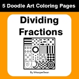 Dividing Fractions - Coloring Pages | Doodle Art Math