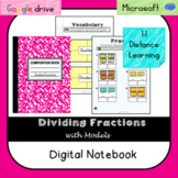 Dividing Fractions Digital Notebook (VA SOL 6.5ab) - Video
