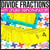 Dividing Fractions Math Game