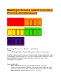 Dividing Fractions Packet: Examples, Practice, and Homework