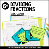 Dividing Fractions Activity | Fraction Operations Task Cards