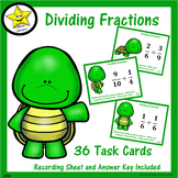 Dividing Fractions Task Cards  Distance Learning