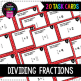 Dividing Fractions Task Cards + Google Slides™ - 6th Grade Math
