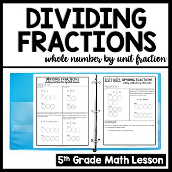 Preview of Dividing Whole Numbers by Unit Fractions, Dividing Fractions with Models Review