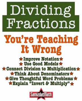 Preview of Dividing Fractions: You're Teaching It Wrong - 6, NOW 7! Essential Elements