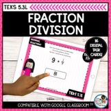 Dividing Fractions by Whole Numbers | Boom Cards Distance 