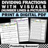 Dividing Fractions Activity Worksheet Fraction Word Proble