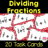 Dividing Fractions with Unlike Denominators Task Cards