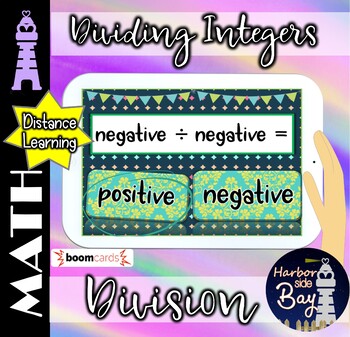 Preview of Dividing Integers Positive and Negative Numbers