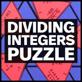 7.NS.A.2 Dividing Integers Puzzle - Fun Math Activity