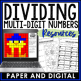 Dividing Multi-Digit Numbers Bundle Activities Guided Note