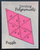Dividing Polynomials - Algebra 2 Puzzle