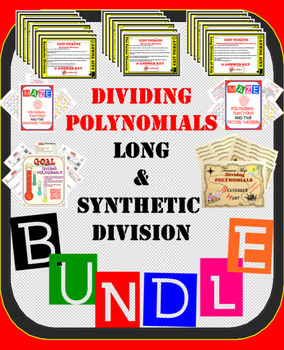 Preview of Dividing Polynomials Bundle (Long and Synthetic Division)