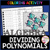 Dividing Polynomials Coloring Activity