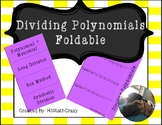Dividing Polynomials Foldable