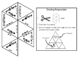 Dividing Polynomials Game: Math Tarsia Puzzle