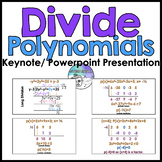 Dividing Polynomials Powerpoint & Keynote Presentation