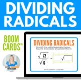 Dividing Radical Expressions Boom Cards™ Digital Activity