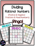 Dividing Rational Numbers (Positive & Negative Fractions &