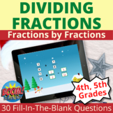Dividing Two Fractions Boom Cards