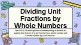 Dividing Unit Fractions by a Whole Number Presentation NO PREP