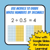 Preview of Dividing Whole Numbers by Decimals - Using Models