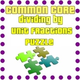 Dividing Whole Numbers by Unit Fractions Puzzle