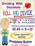 Dividing With Decimals ~ Hands-On Activities