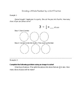 Preview of Dividing a Whole Number by a Unit Fraction