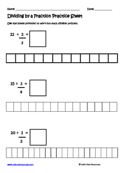 Dividing by Fractions Lesson for Interactive Math Notebooks | TPT