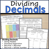 Dividing with Decimals Using Models and Standard Algorithm