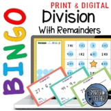 Dividing with Remainders Bingo Games