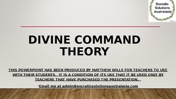 Preview of Divine Command Theory