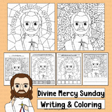 Divine Mercy Sunday Coloring Pages Writing Activities Pop 