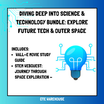 Preview of Diving Deep into Science & Technology Bundle: Explore Future Tech & Outer Space