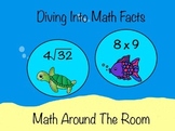 Diving into Math Facts: Math Around the Room (Multiplicati