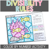 Divisibility Color By Number Activity