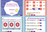 Divisibility- Divisors- GCD- Activinspire- Math- Numbers
