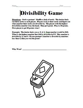 Preview of Divisibility Game