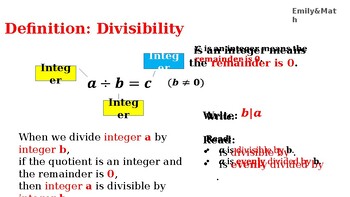Preview of Divisibility Rule